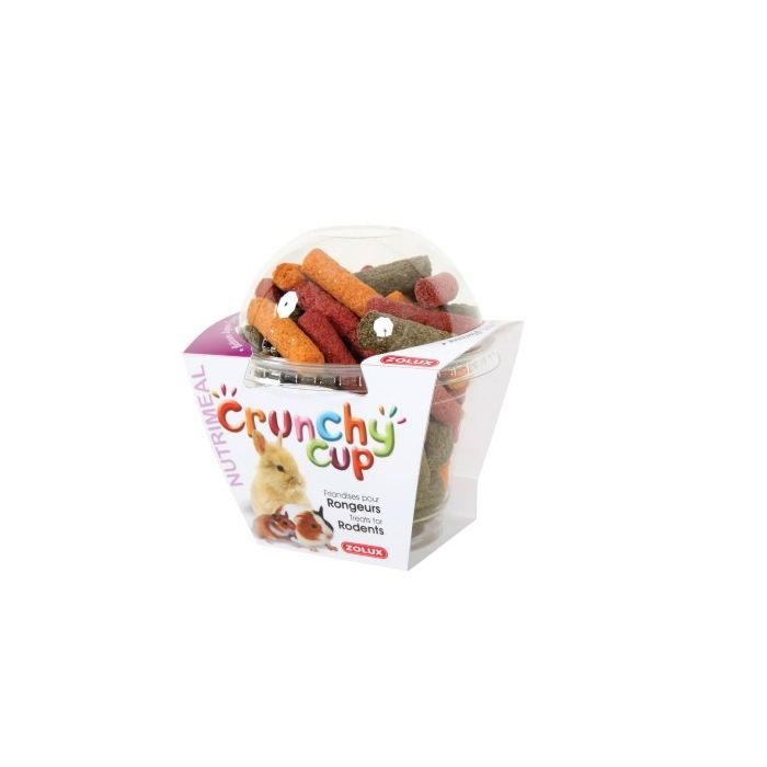 Crunchy Cup Candy Luzerne Carottes Betterave 200 g Zolux - Friandise pour rongeurs