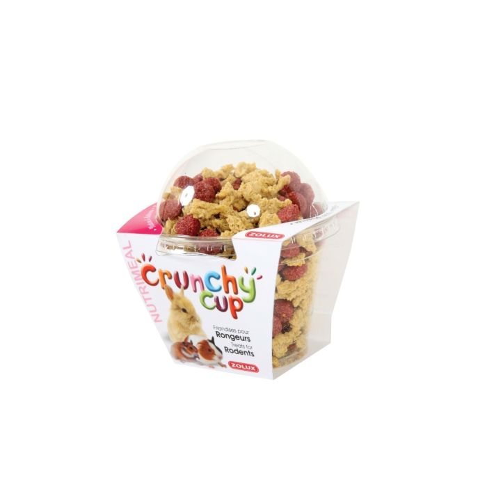 Crunchy Cup Nuggets Nature et pellets de betteraves 200 g Zolux - Friandise pour rongeurs
