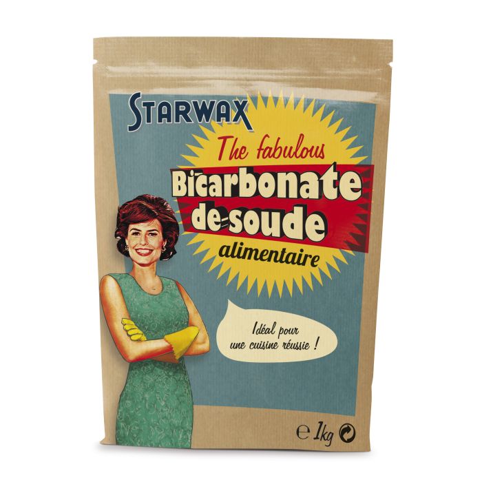 Bicarbonate de soude alimentaire - Starwax - Sac de 1 Kg
