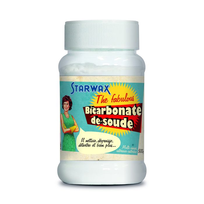 Bicarbonate de soude - Starwax The Fabulous - Pot de 500 gr 