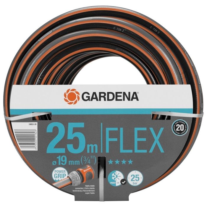Tuyau d'arrosage Comfort Flex 19 mm GARDENA - L 25 m 