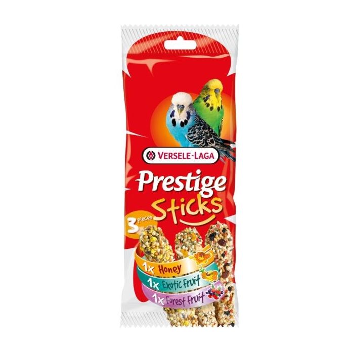 Sticks Prestige Perruches Triple Variety Pack - Versele-Laga - 2 pièces - 90 g