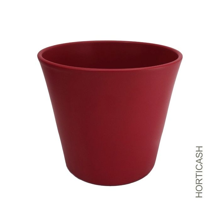 Cache pot fresh - Horticash - rouge - Ø 18 cm