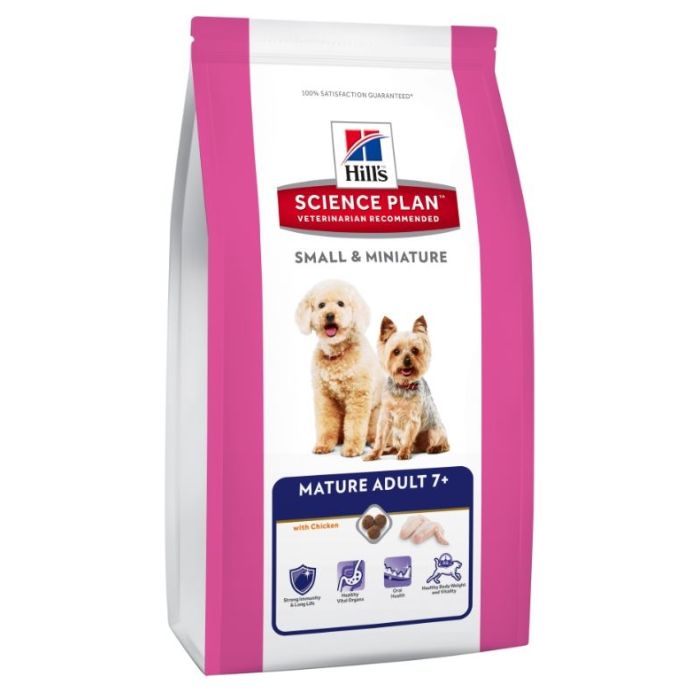 Aliment chien Science Plan Canine Mature Adult 7+ Small and Miniature au Poulet et à la Dinde - Hill's - 1
