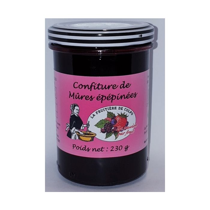 Confiture de cassis épépinées - La Ferme Fruitière de Colpo - 230 gr
