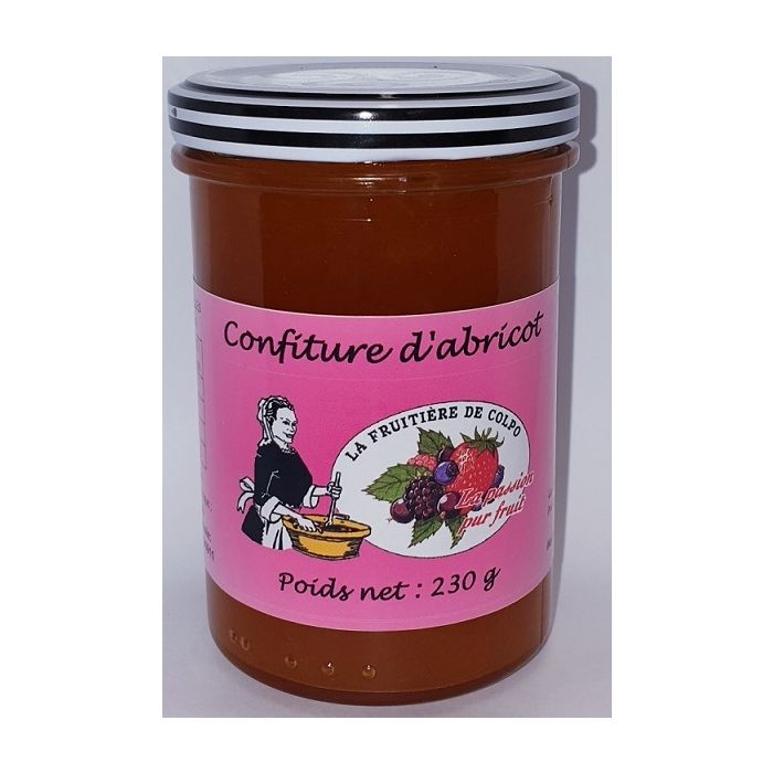 Confiture d'abricot - La Ferme Fruitière de Colpo - 230 gr