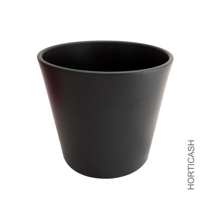 Cache pot Fresh - Horticash - anthracite - Ø 24.5 cm