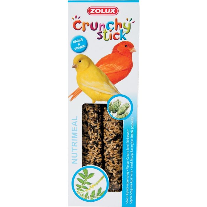 Crunchy Sticks Alpiste/Aigremoine 85 g pour canaris Zolux - Friandise pour oiseaux