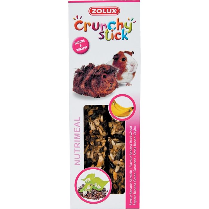 Crunchy Stick Banane/Sarrasin 115 g Zolux - Friandise pour cochon d'inde