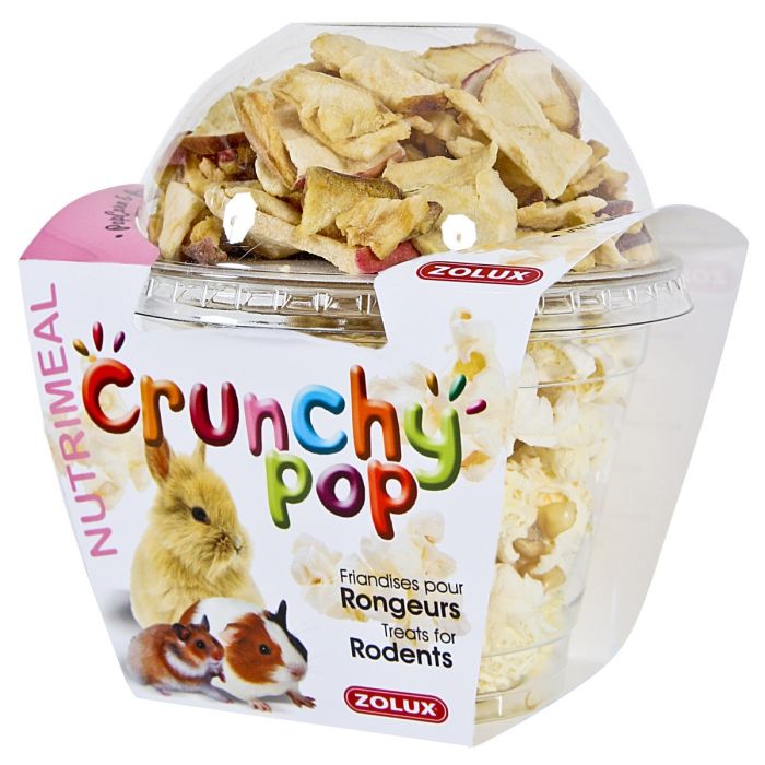 Crunchy Pop Pomme 43 g Zolux - Friandise pour rongeurs