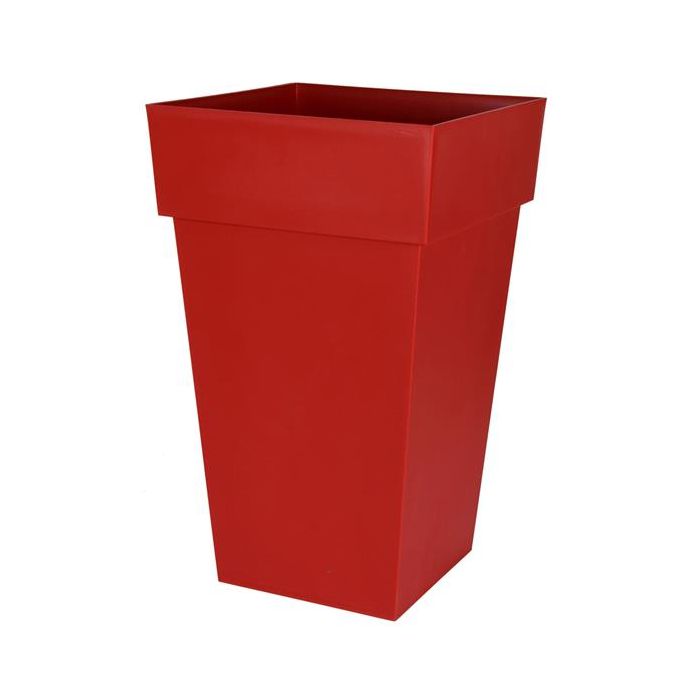 Pot - Toscane - Carré - 62 L - Rouge Rubis 