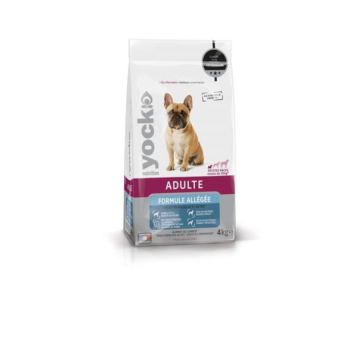 Croquettes Yock nutrition - Formule allégée - Petit chien - 4 kg