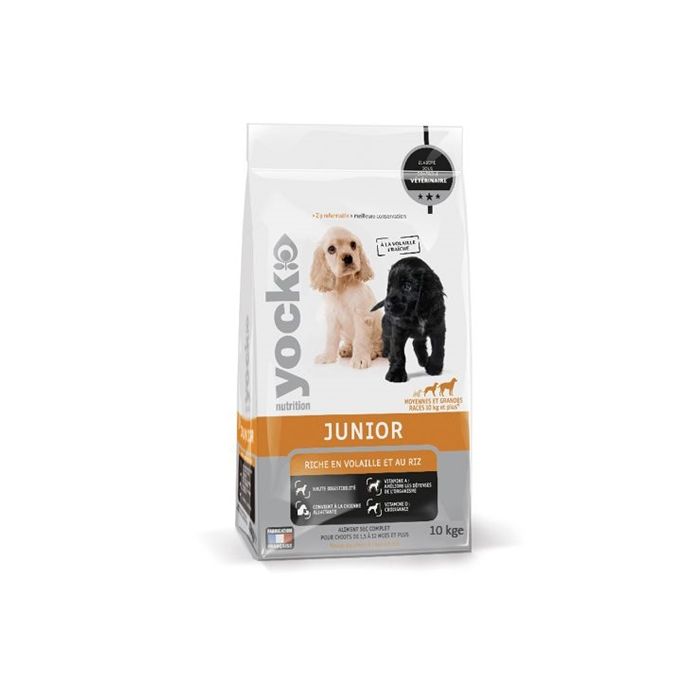Croquettes Yock Nutrition Junior  - 10 kg