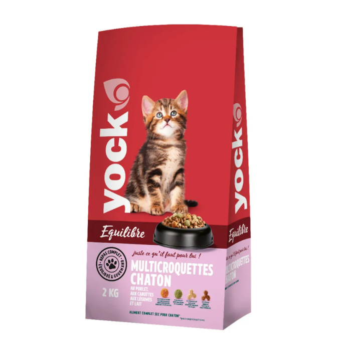 Croquettes Yock Equilibre - Chaton - 2 kg