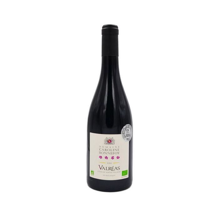 Vin Valréas - Domaine Caroline Bonnefoy- Bio - Rouge - 75 cl 
