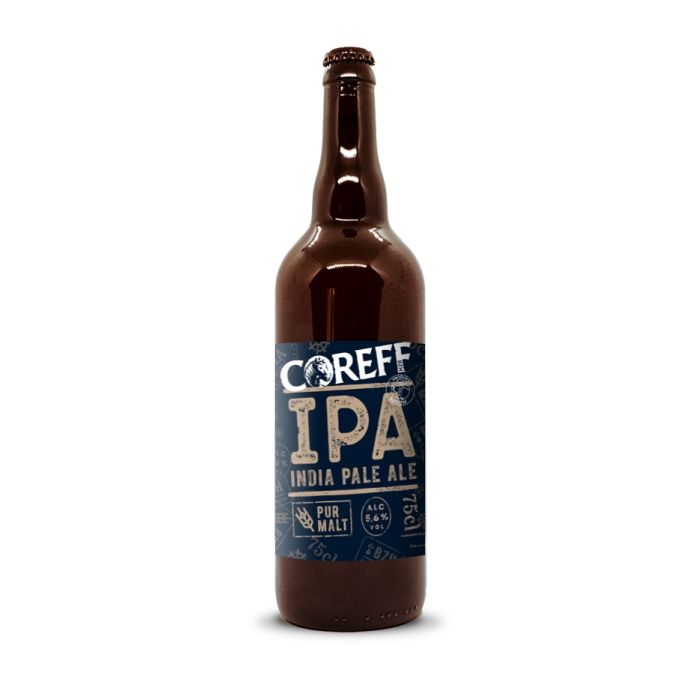 Bière Ambrée India Pale Ale (IPA) - COREFF - Bouteille de 75 cl