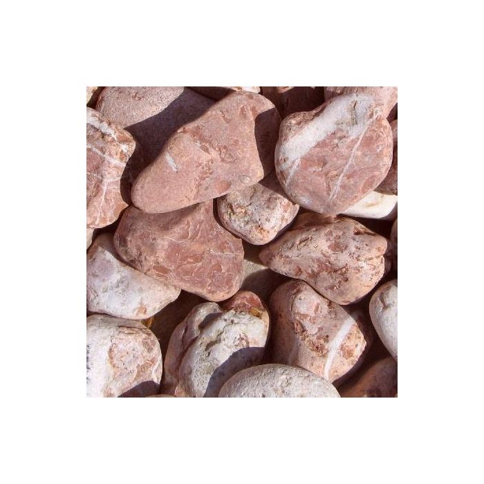 GALET MARBRE ROSE 40/60 15KG - ROCHER COUPE
