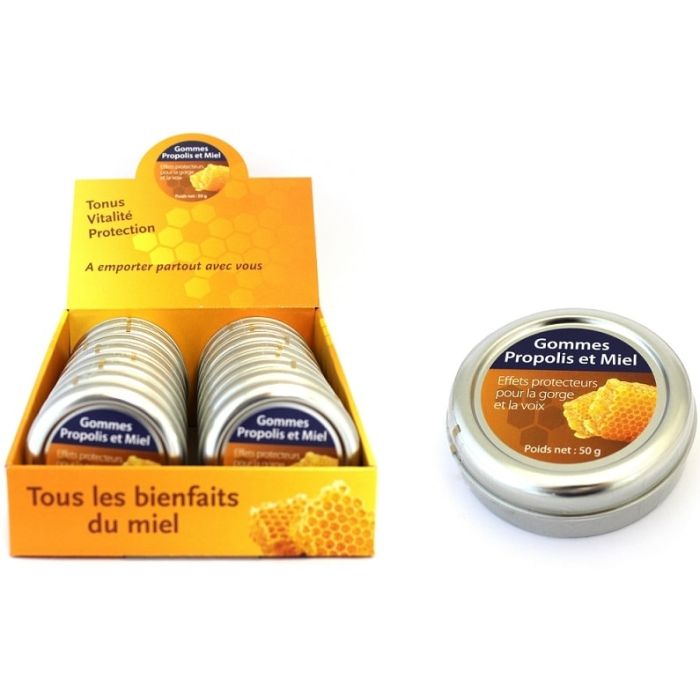 Gommes propolis et miel - finabeil - 50 gr