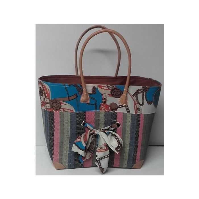 Panier Rabane Nirina grand modèle - Baldauf Diffusion - 34x20x32 cm