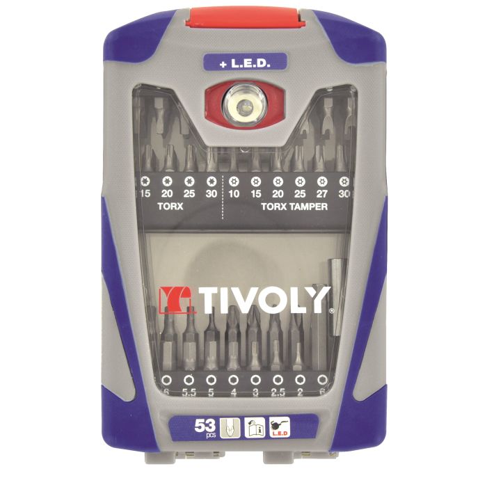 Coffret 53 pièces - Tivoly - Embouts de vissage