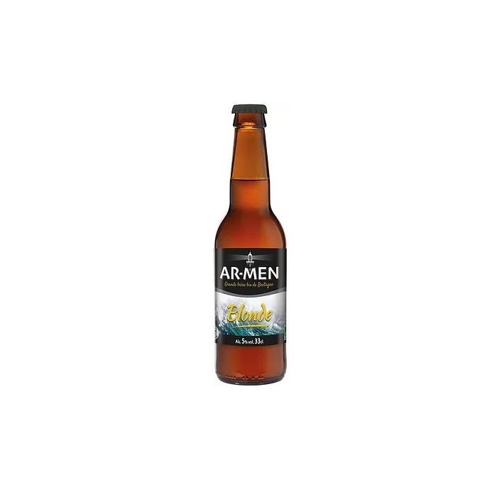 Bière blonde Bio - AR-MEN - 5° - 75 cl