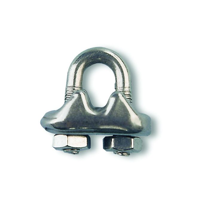 Serre-câble étrier inox - Pour câble Ø 8 mm