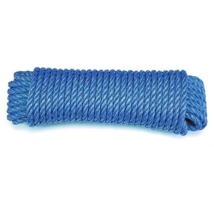 Corde polypropylène torsadée - Ø 12 mm - Longueur 20 m - Bleu