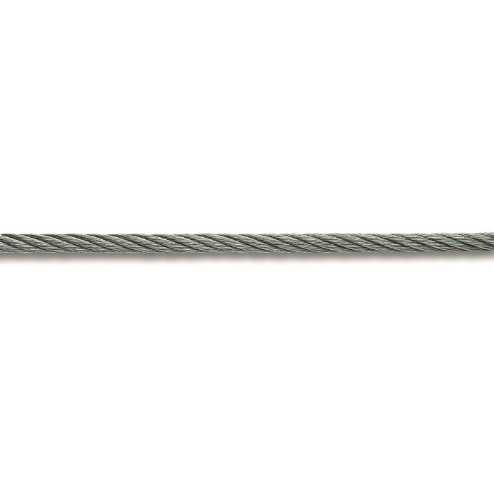 Câble de levage - Acier galvanisé - 171 Kg - Ø 4 mm - Vente au mètre linéaire