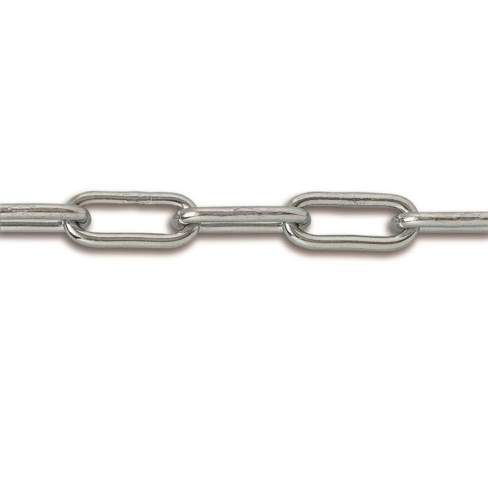 Chaîne soudée maille longue - Ø 4 mm - Vente au mètre linéaire