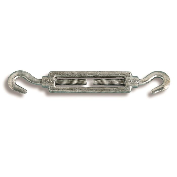 Tendeur 2 crochets - Acier zingué - Pour câble diamètre 8 mm