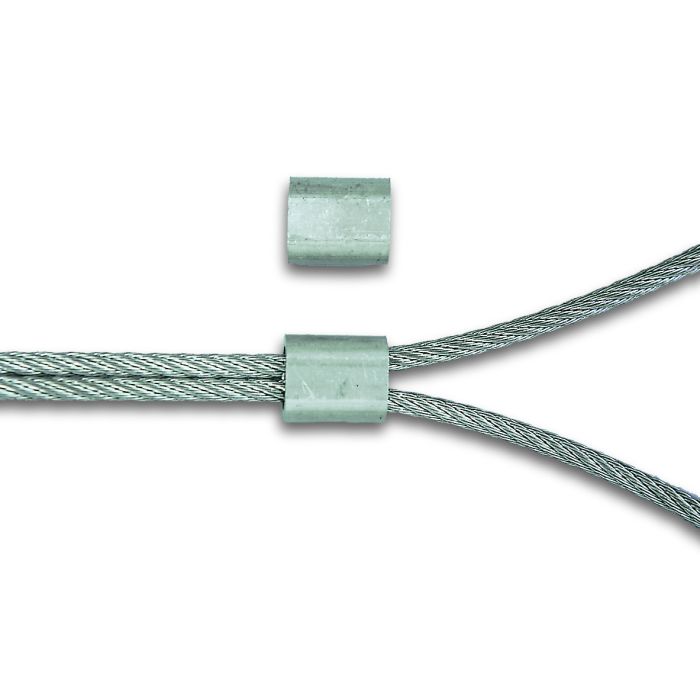 Manchon - Aluminium - Pour câble Ø 3 mm
