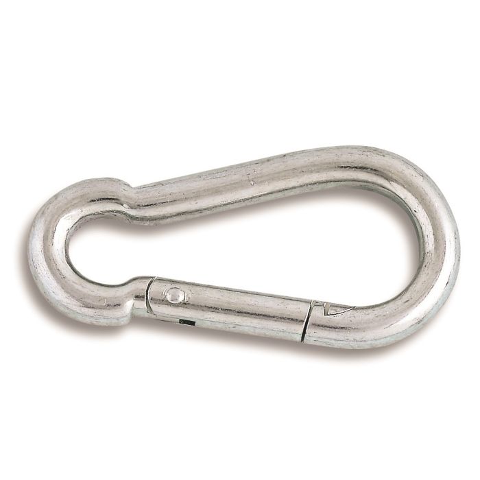 Mousqueton "pompier" - Longueur 60 mm - Lot de 2 