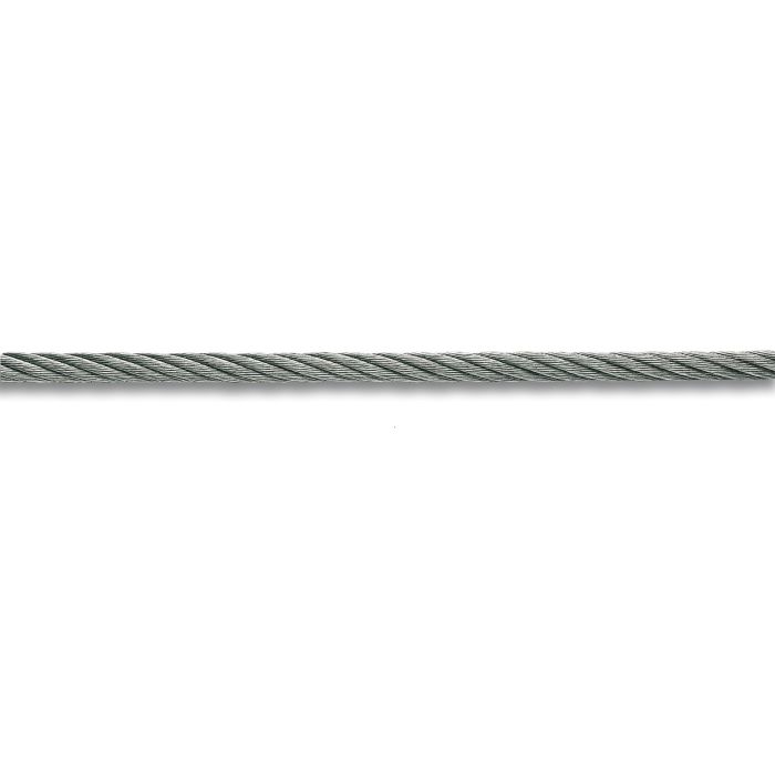 Câble gainé PVC - Acier galvanisé - 89 kg - Ø 3-4 mm - Vente au mètre linéaire