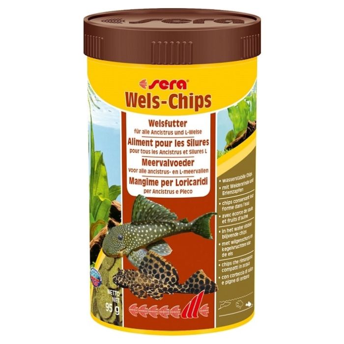 Aliment pour silures Wels-chips - Sera - 95 gr