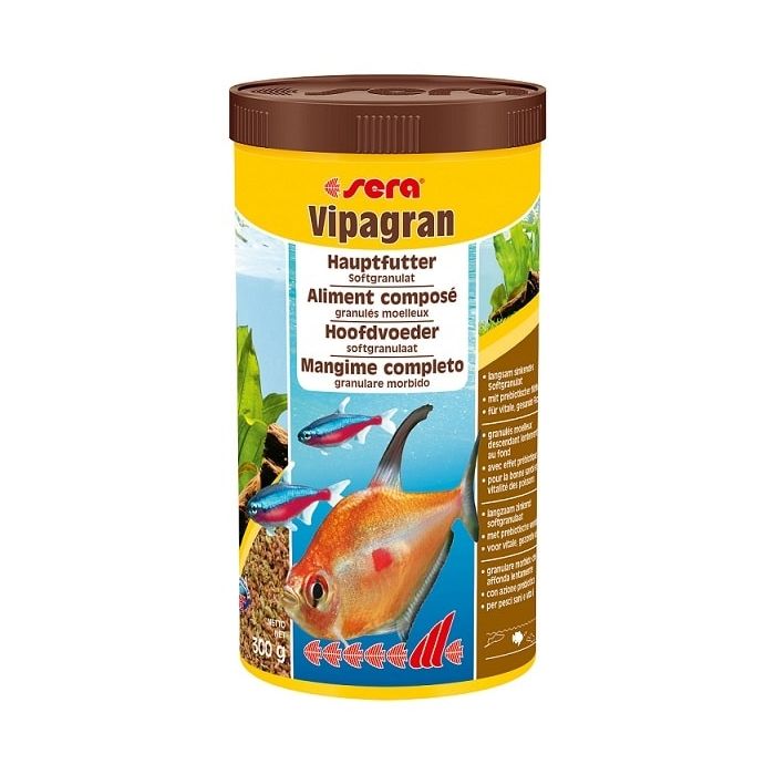 Aliment composé en granulés moelleux Vipagran - Sera - 300 gr
