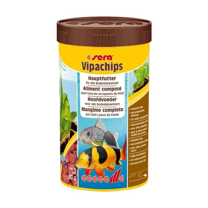 Aliment composé pour les occupants du fond Vipachips - Sera - 90 gr