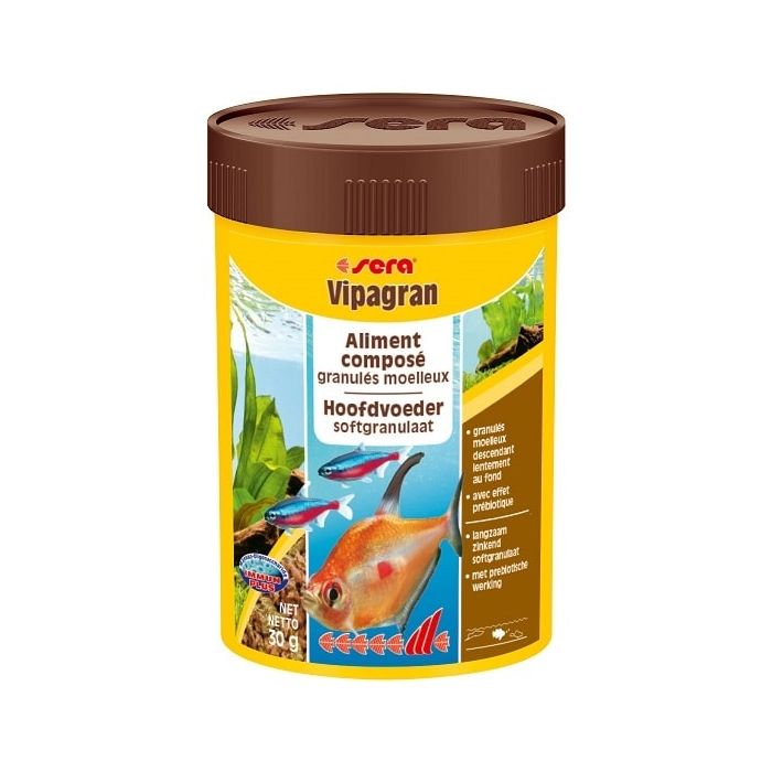 Aliment composé en granulés moelleux Vipagran - Sera - 30 gr