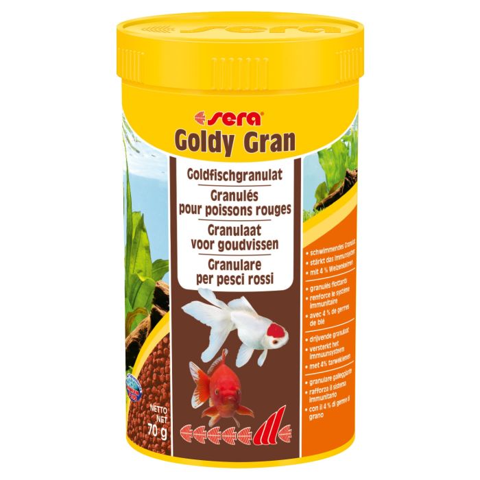 Granulés pour poissons rouges Goldy - Sera - 70 gr