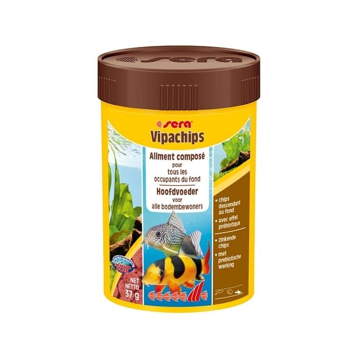 Aliment composé pour tous les occupants du fond Vipachips - Sera - 37 gr