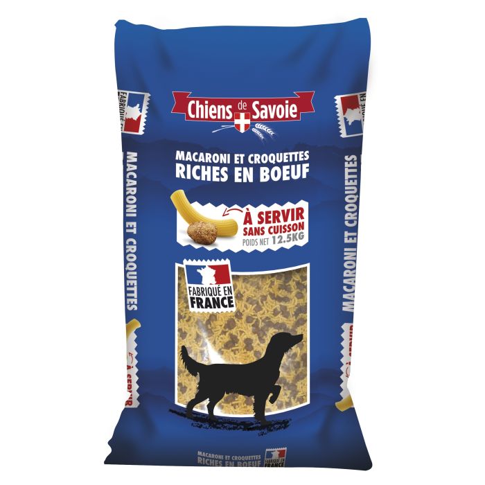 Pâtes Macaroni et croquettes riches en bœuf - Chiens de Savoie - 12