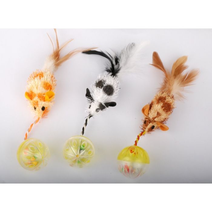 Jouet chat souris + balle - Anka