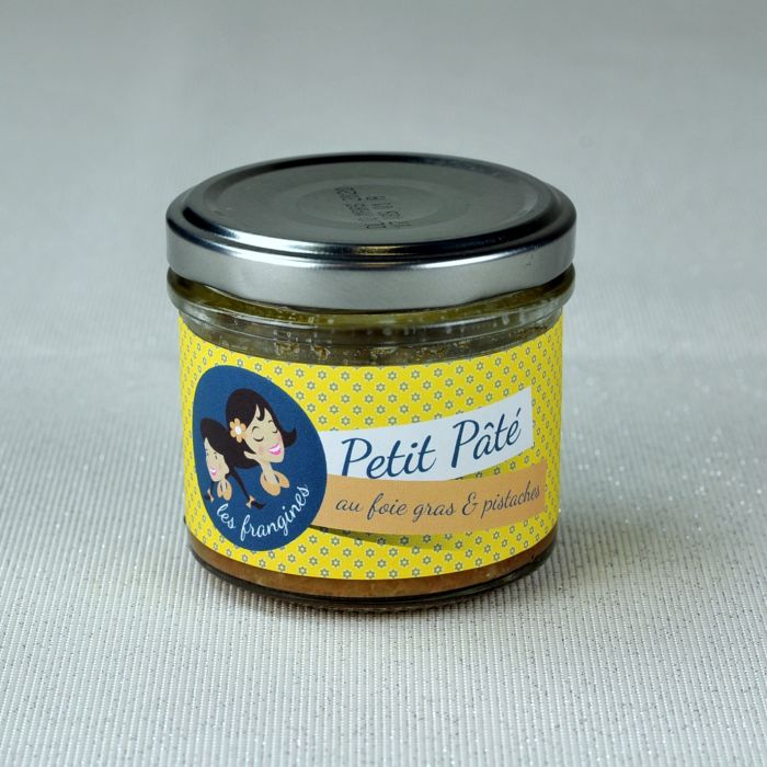 Pâté au foie gras & aux pistaches Les frangines - Secrets de Famille - 90 g