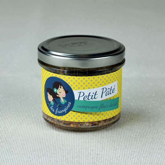 Pâté de campagne fleur de sel de Guérande Les frangines - Secrets de Famille - 90 g