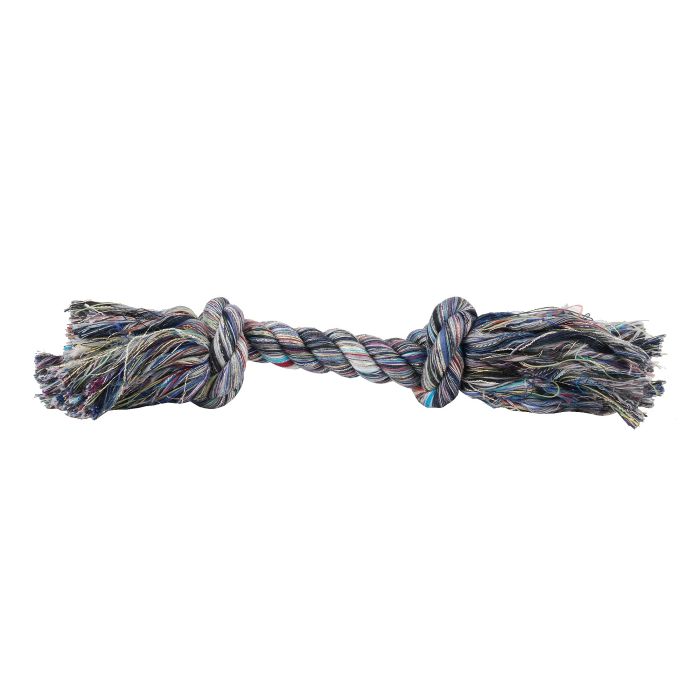 Jouet Corde 2 nœuds Shiny - Anka - Grand chien - 37 cm