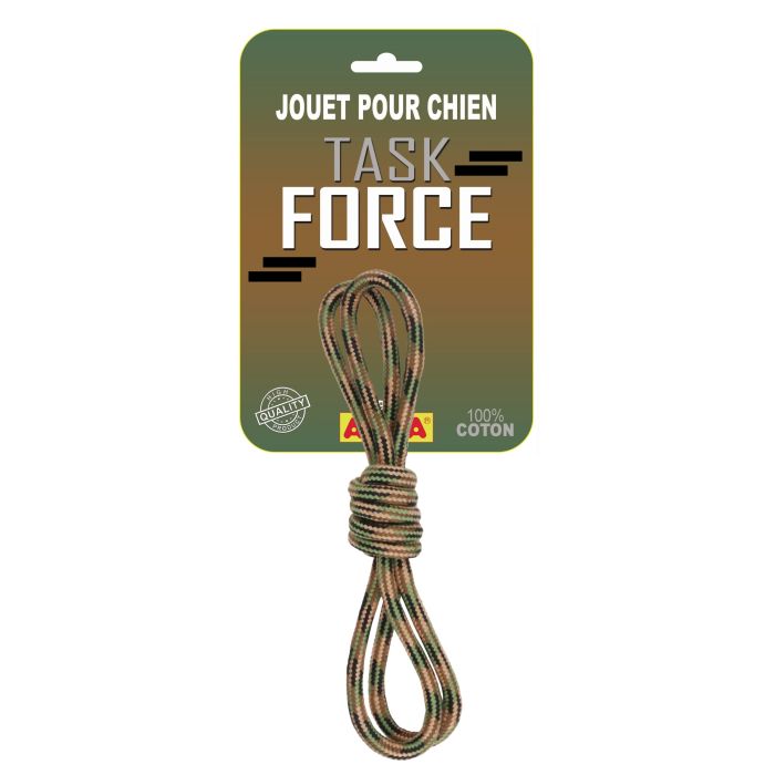 Corde à noeuds en huit - Task Force - Anka - Petit et moyen chien - 30 cm