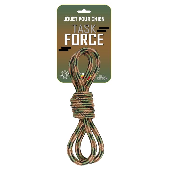 Corde à noeuds en huit - Task Force - Anka - Grand et très grand chien - 43 cm