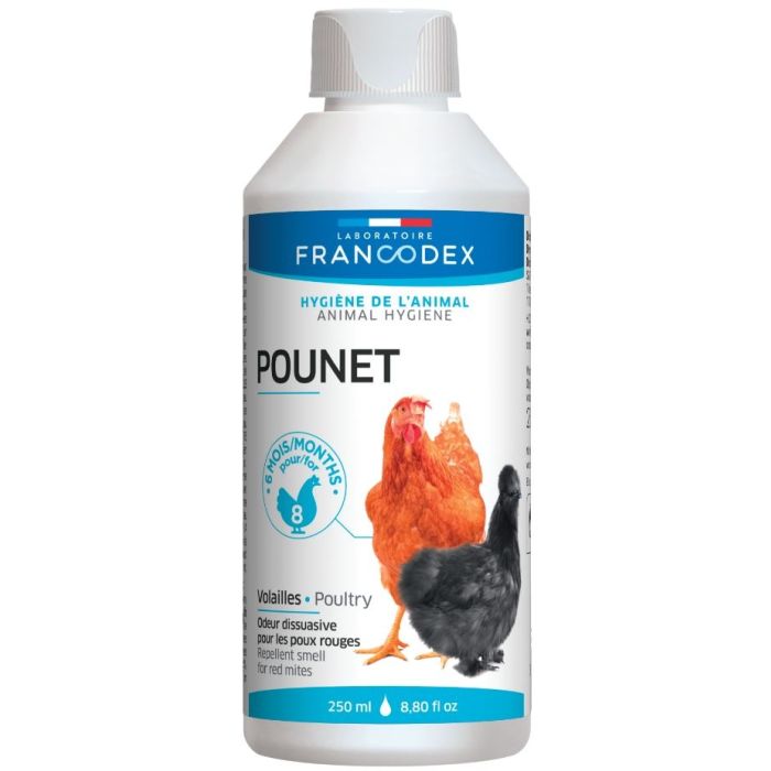Aliment complémentaire antipoux volailles POUNET - Francodex - 250 ml