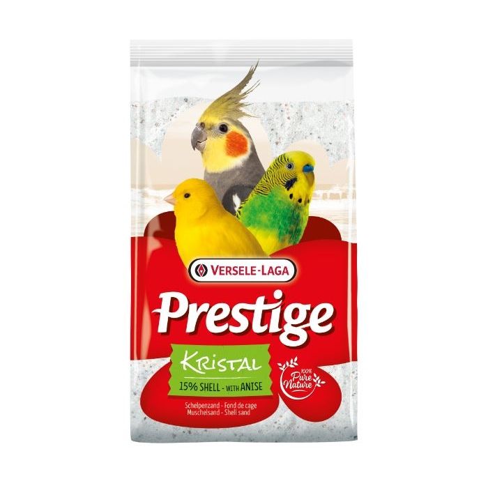 Fond de cage Prestige Kristal pour oiseaux - Versele-Laga - 5 Kg