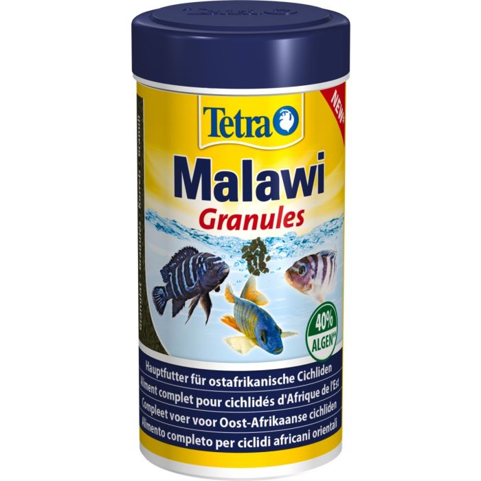 Tetra Malawi Granules 250 ml - Aliment complet pour cichlidés d'Afrique de l'Est