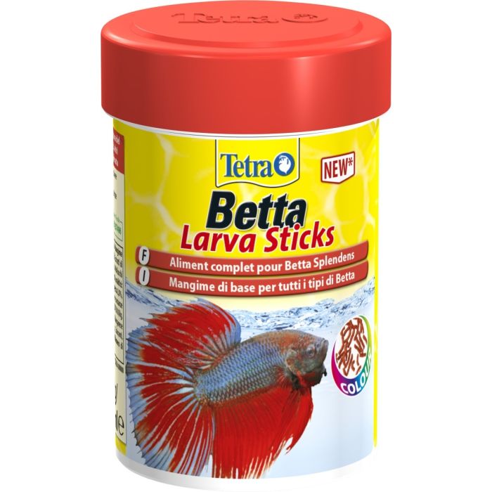 Tetra Betta Larva Sticks 85 ml - Aliment complet pour Betta Splendens